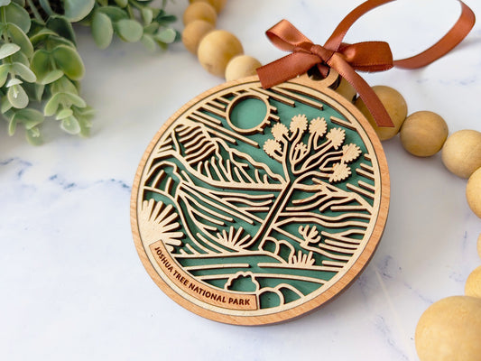 Joshua Tree national park ornament, Joshua Tree ornament, Joshua Tree souvenir, national park gifts, national park ornament, gift for hiker, Christmas gift