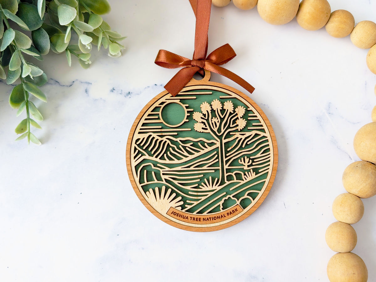 Joshua Tree national park ornament, Joshua Tree ornament, Joshua Tree souvenir, national park gifts, national park ornament, gift for hiker, Christmas gift