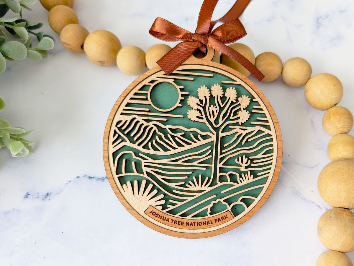 Joshua Tree national park ornament, Joshua Tree ornament, Joshua Tree souvenir, national park gifts, national park ornament, gift for hiker, Christmas gift