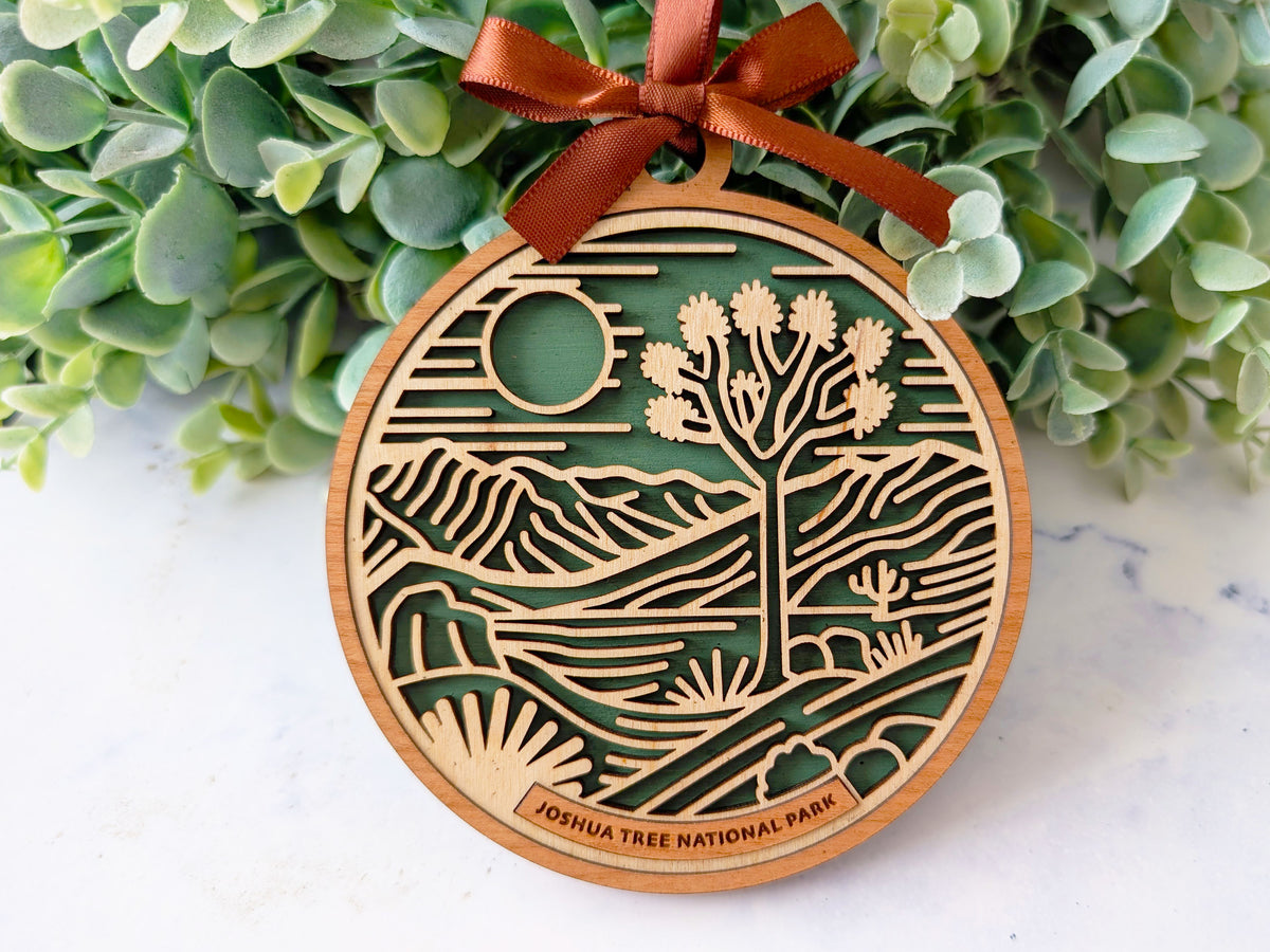 Joshua Tree national park ornament, Joshua Tree ornament, Joshua Tree souvenir, national park gifts, national park ornament, gift for hiker, Christmas gift