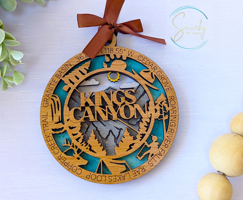 Kings Canyon national park ornament