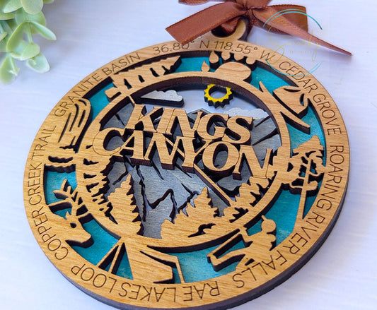 Kings Canyon national park ornament
