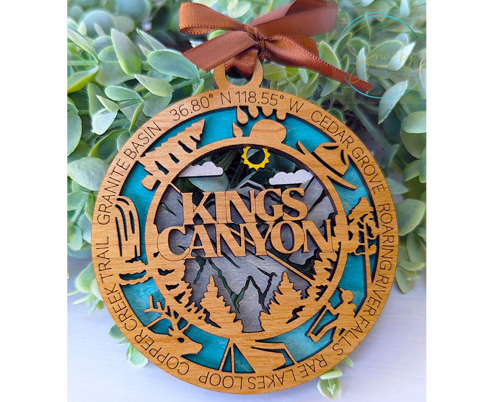 Kings Canyon national park ornament