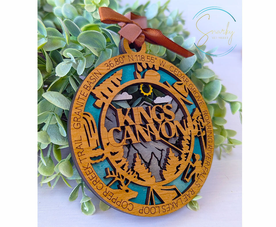 Kings Canyon national park ornament