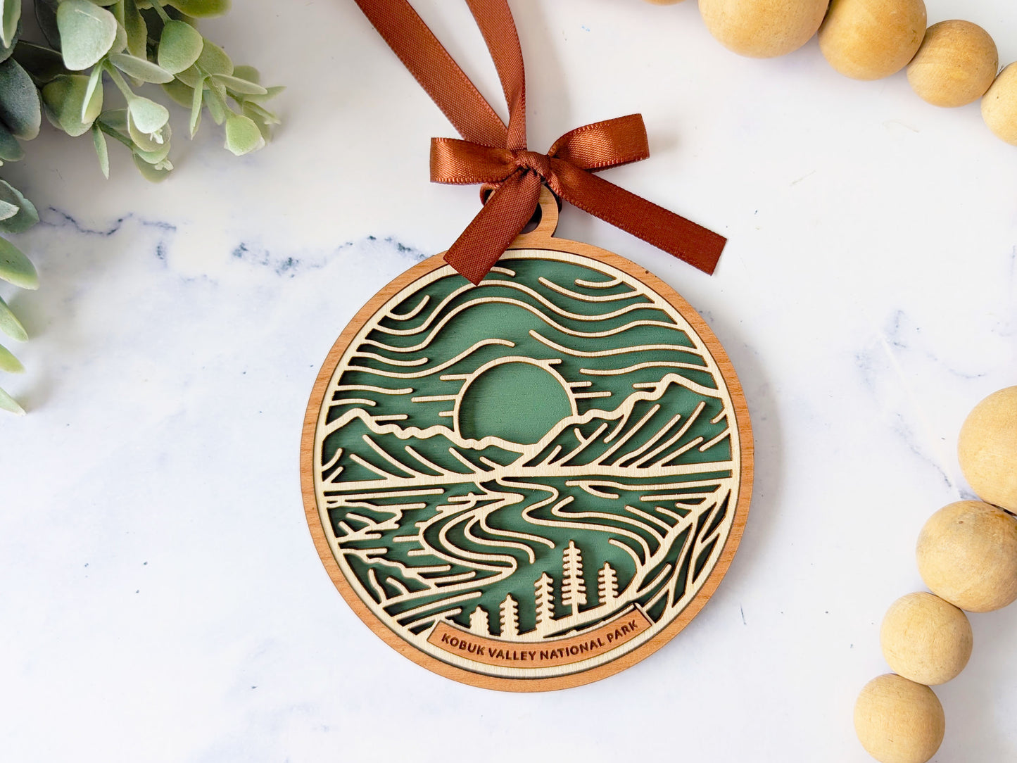 Kobuk Valley national park ornament, Kobuk Valley ornament, Kobuk Valley souvenir, national park gifts, national park ornament, gift for hiker, Christmas gift