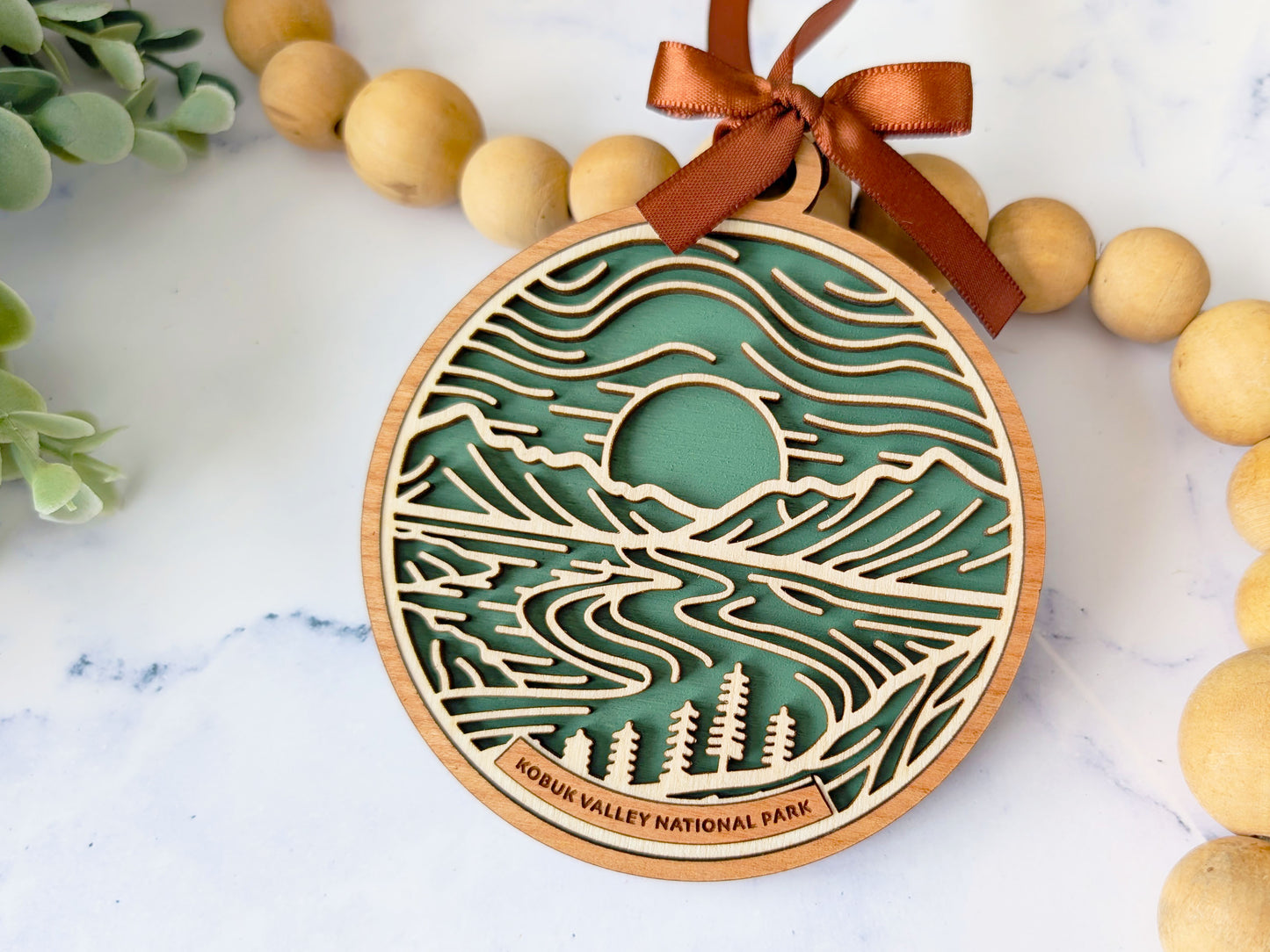 Kobuk Valley national park ornament, Kobuk Valley ornament, Kobuk Valley souvenir, national park gifts, national park ornament, gift for hiker, Christmas gift