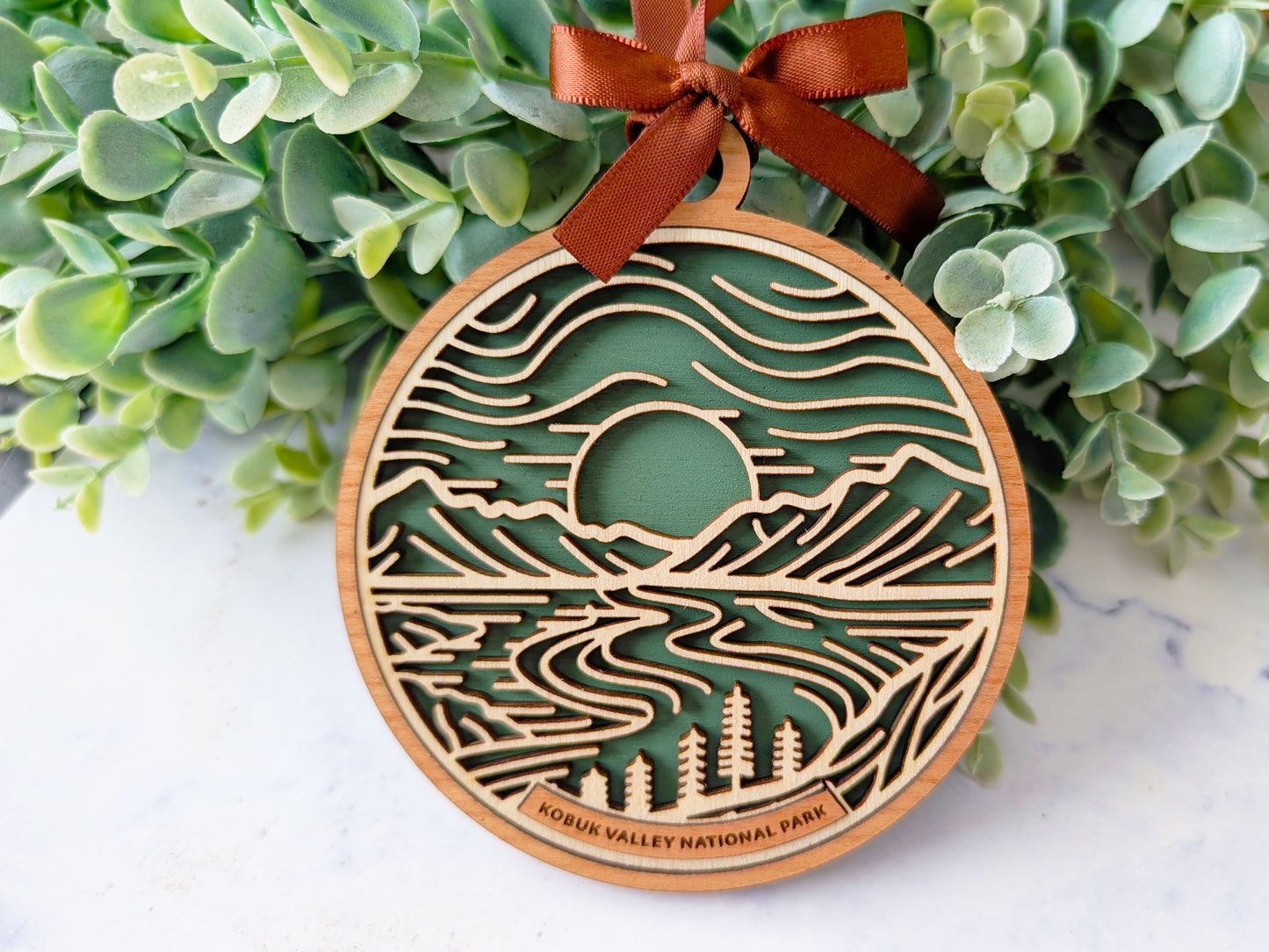 Kobuk Valley national park ornament, Kobuk Valley ornament, Kobuk Valley souvenir, national park gifts, national park ornament, gift for hiker, Christmas gift