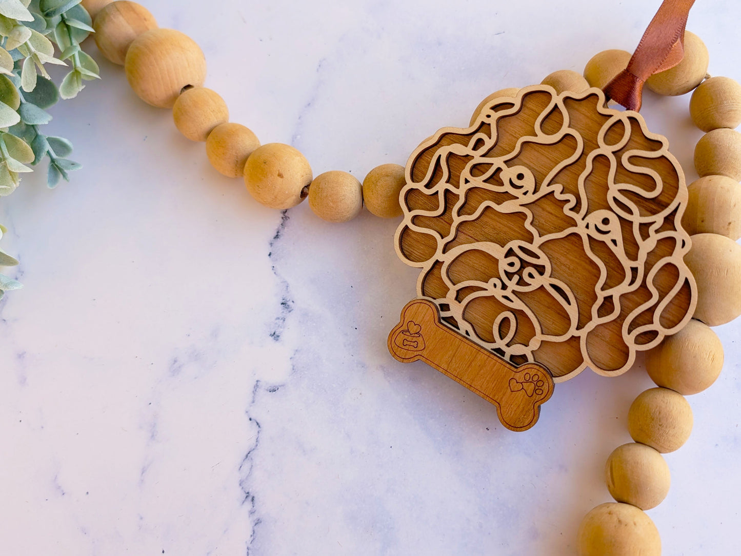 Labradoodle Dog Ornament