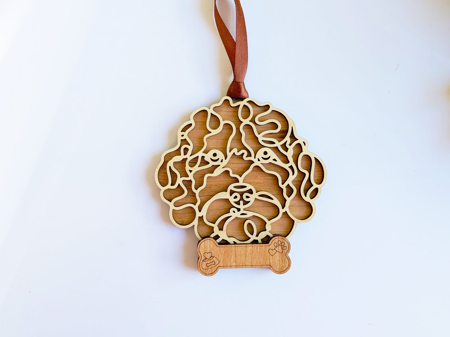Labradoodle Dog Ornament
