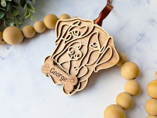 Labrador Retriever Dog Ornament