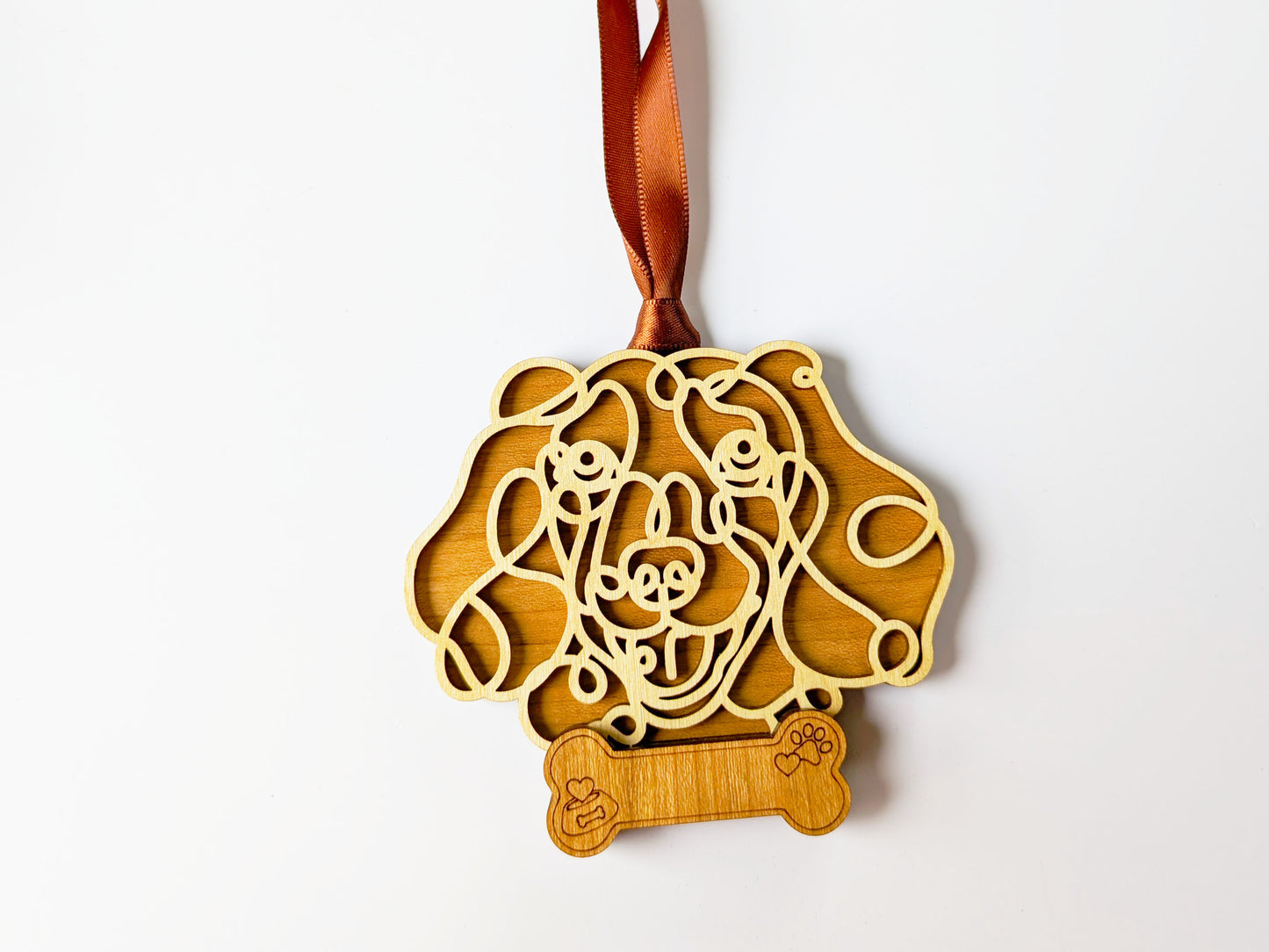 Dachshund- Long Hair Dog Ornament