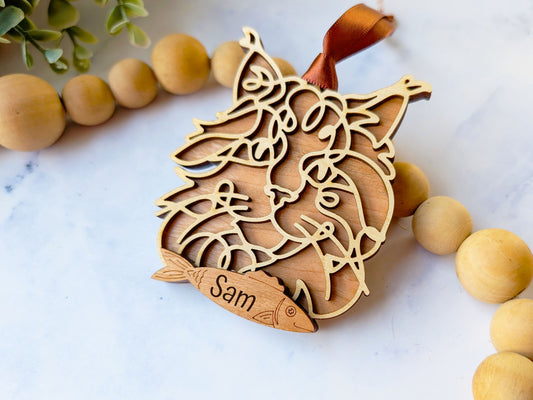 Maine Coon Cat Ornament