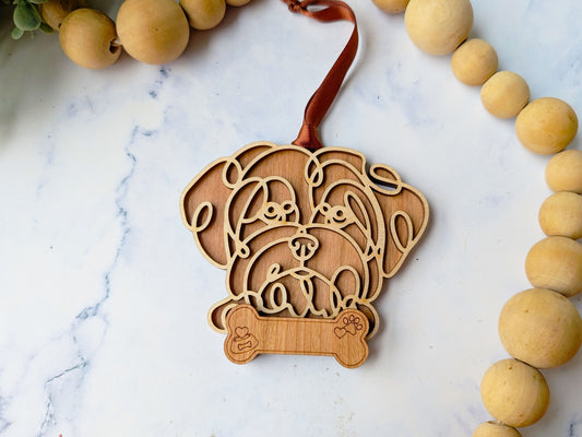 Maltese Dog Ornament