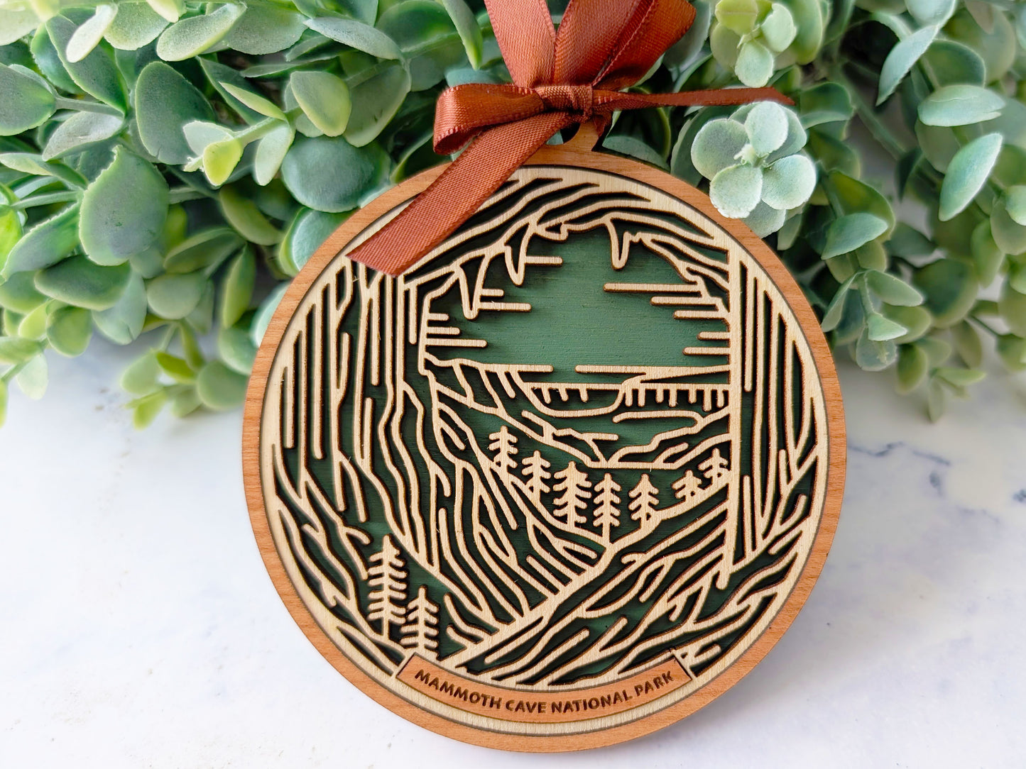 Mammoth Cave national park ornament, Mammoth Cave ornament, Mammoth Cave souvenir, national park gifts, national park ornament, gift for hiker, Christmas gift