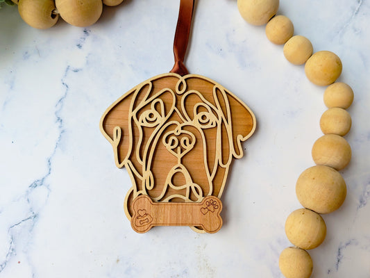 Mastiff Dog Ornament