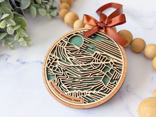 Mesa Verde national park ornament, Mesa Verde ornament, Mesa Verde souvenir, national park gifts, national park ornament, gift for hiker, Christmas gift