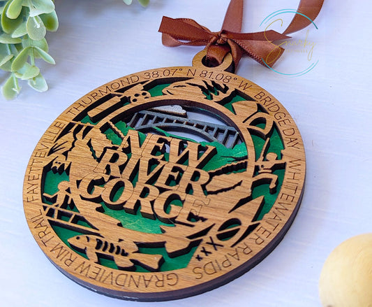 New River Gorge national park ornament