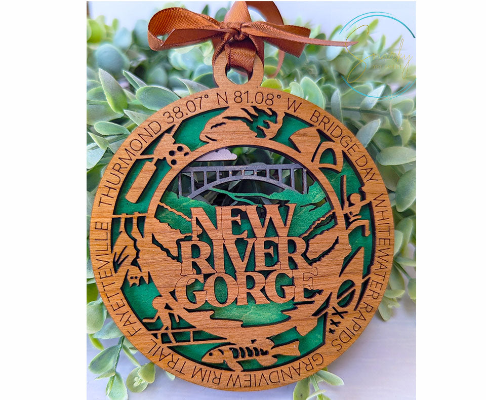 New River Gorge national park ornament