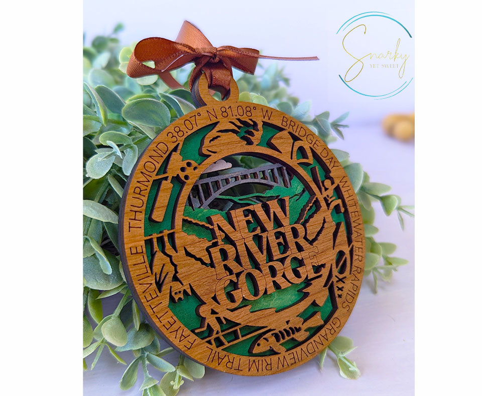 New River Gorge national park ornament