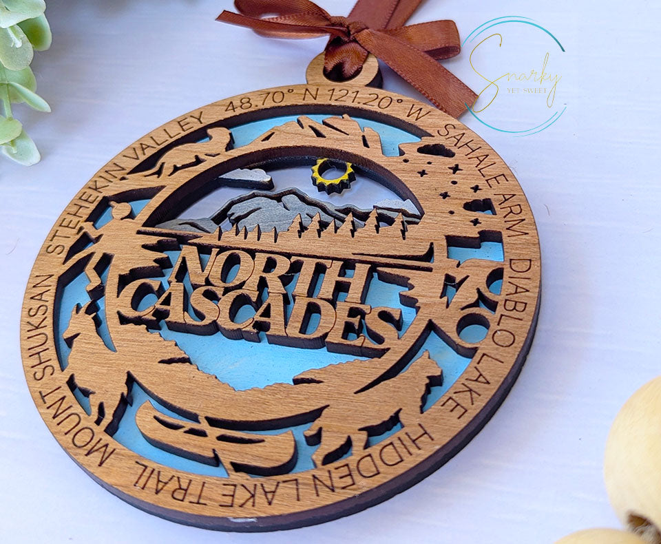 North Cascades national park ornament