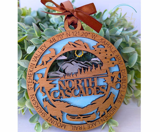 North Cascades national park ornament