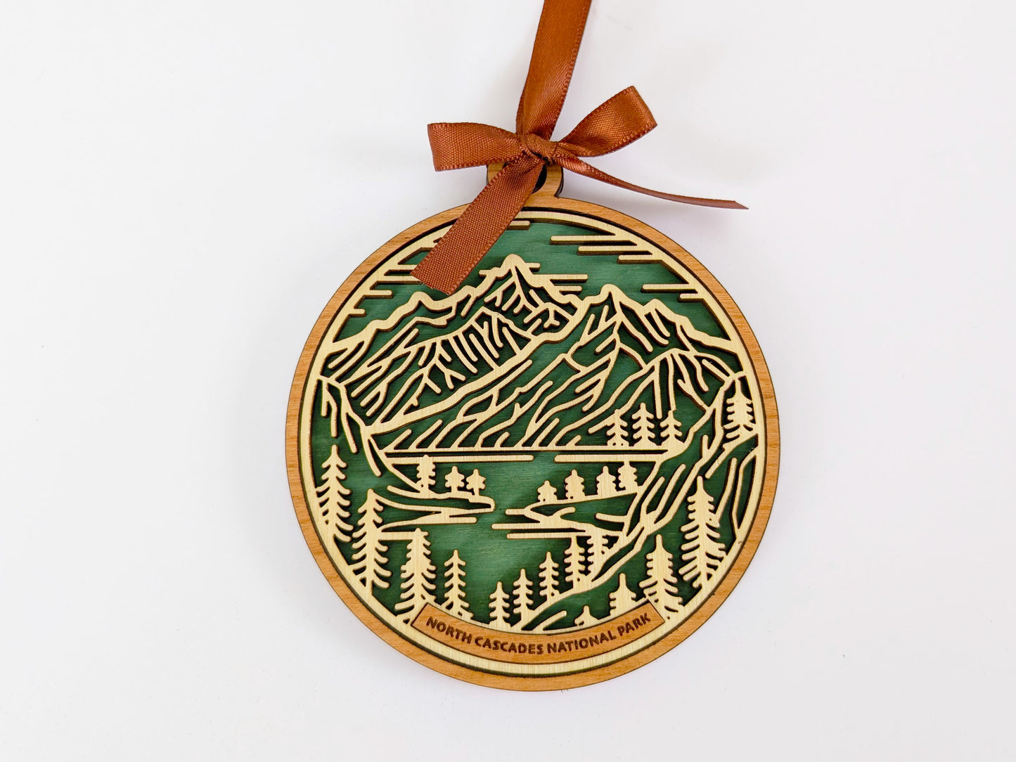 North Cascades national park ornament, North Cascades ornament, North Cascades souvenir, national park gifts, national park ornament, gift for hiker, Christmas gift