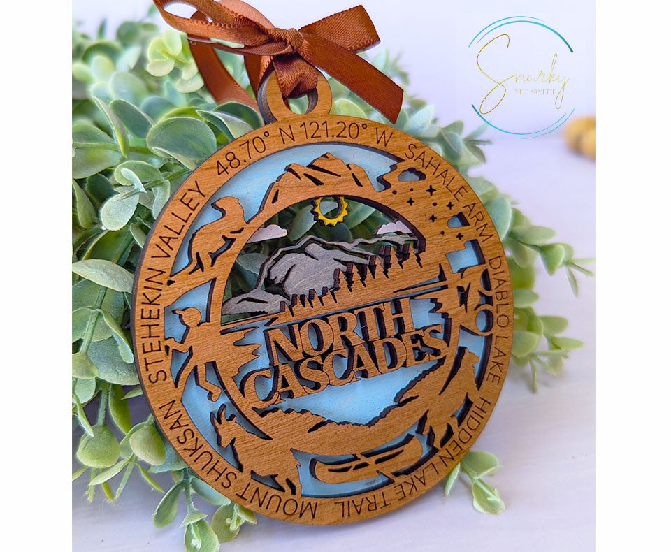 North Cascades national park ornament