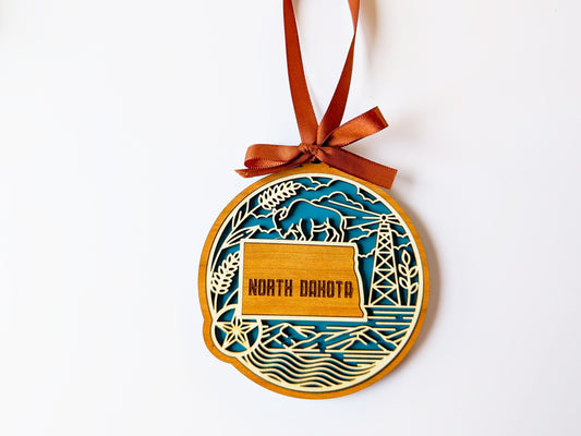 North Dakota Heritage Ornament
