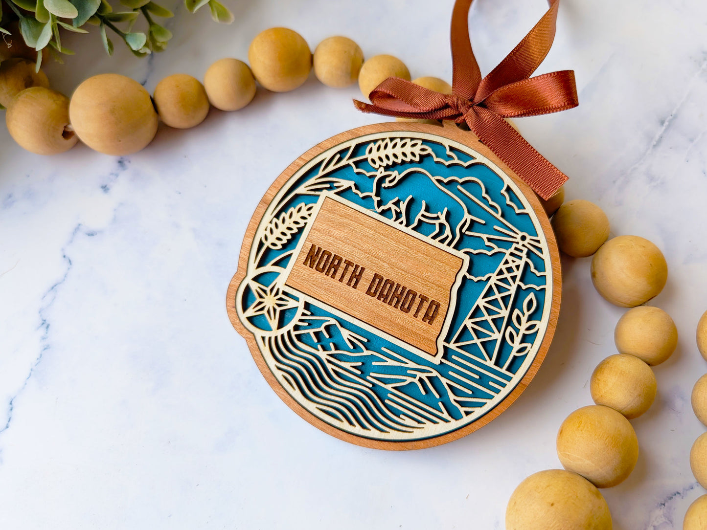 North Dakota Heritage Ornament