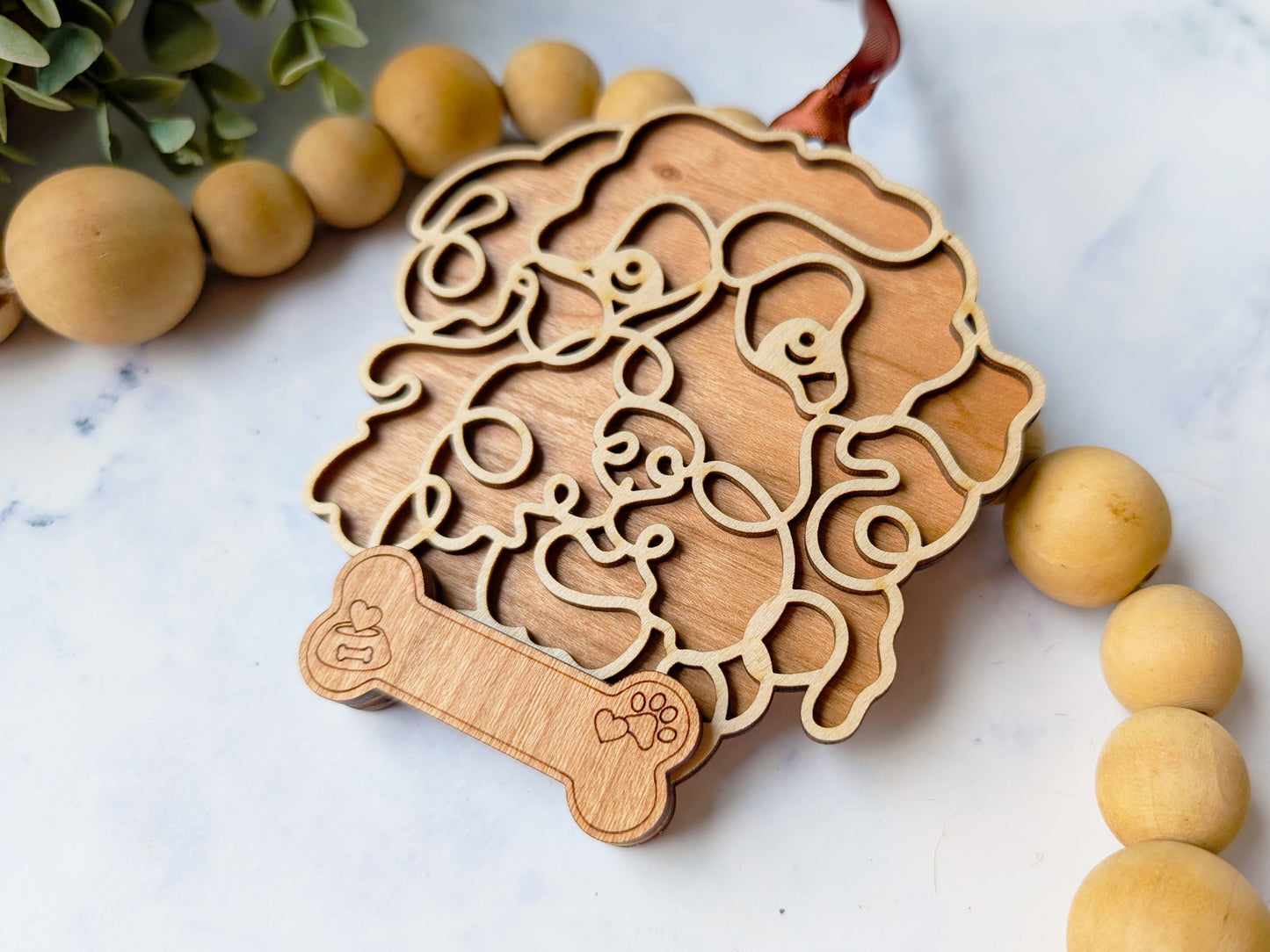 Old English Sheepdog Dog Ornament