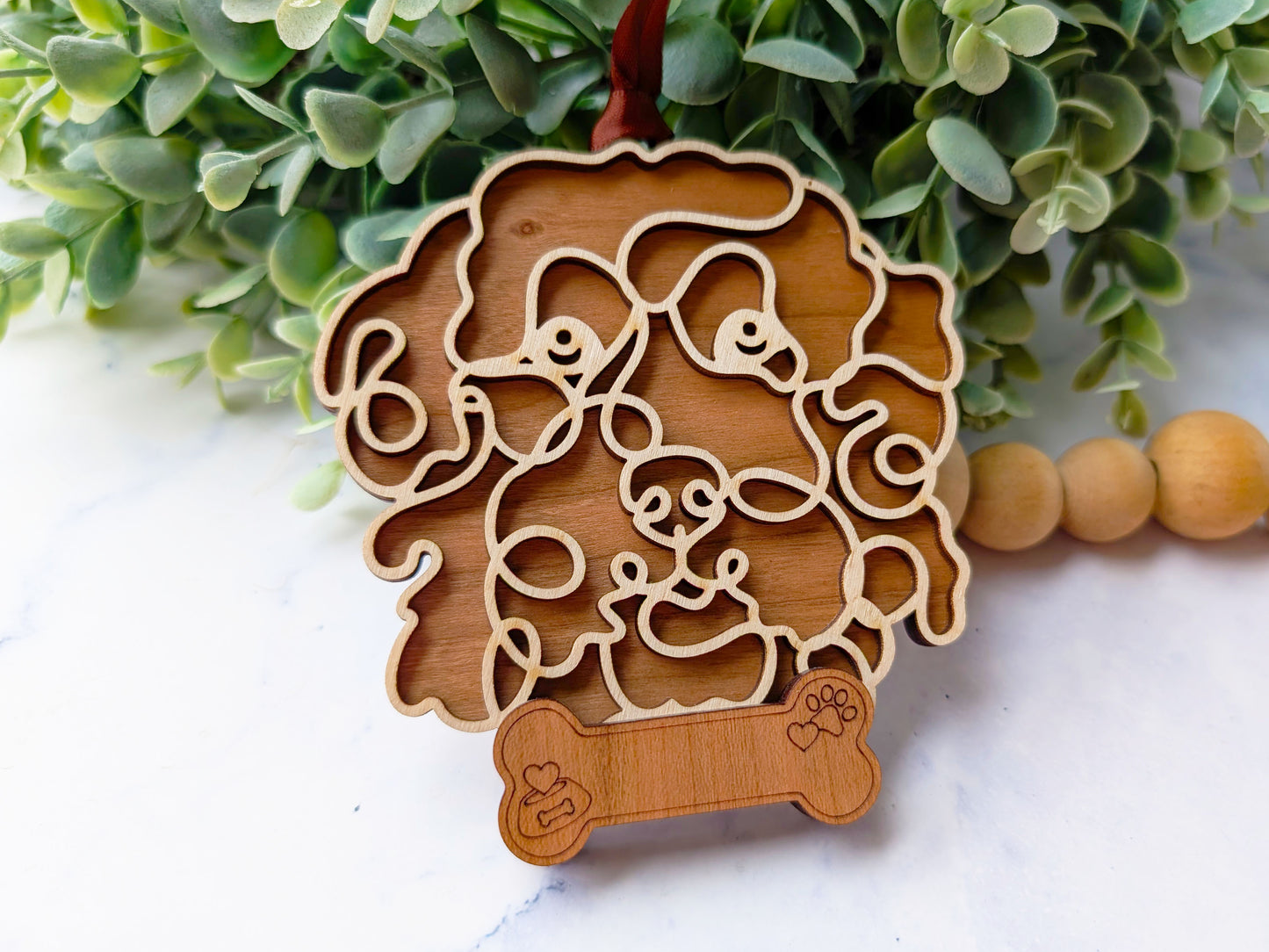 Old English Sheepdog Dog Ornament