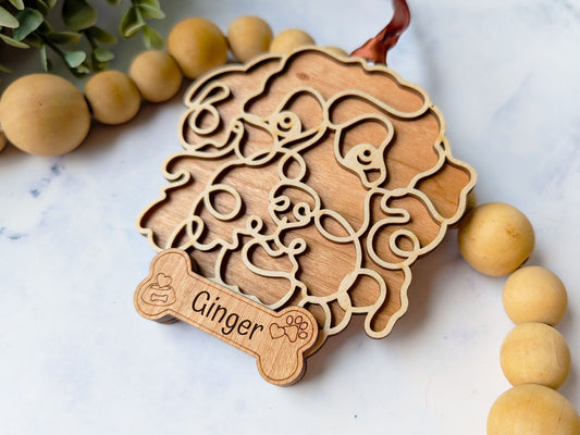 Old English Sheepdog Dog Ornament