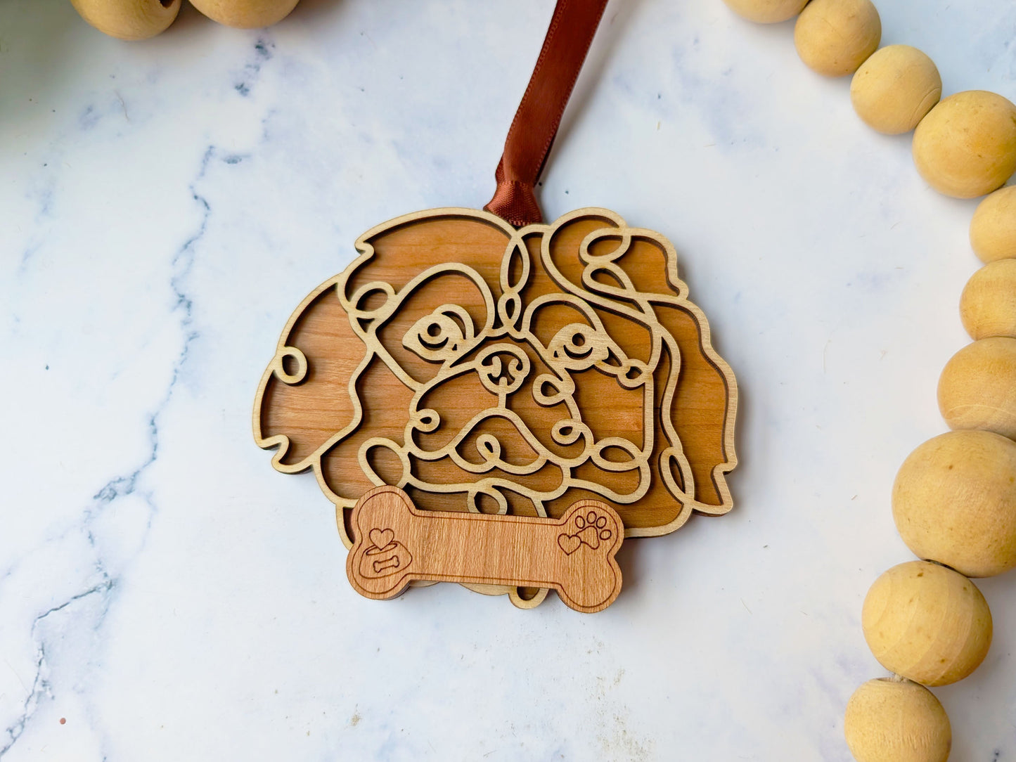 Pekingese Dog Ornament