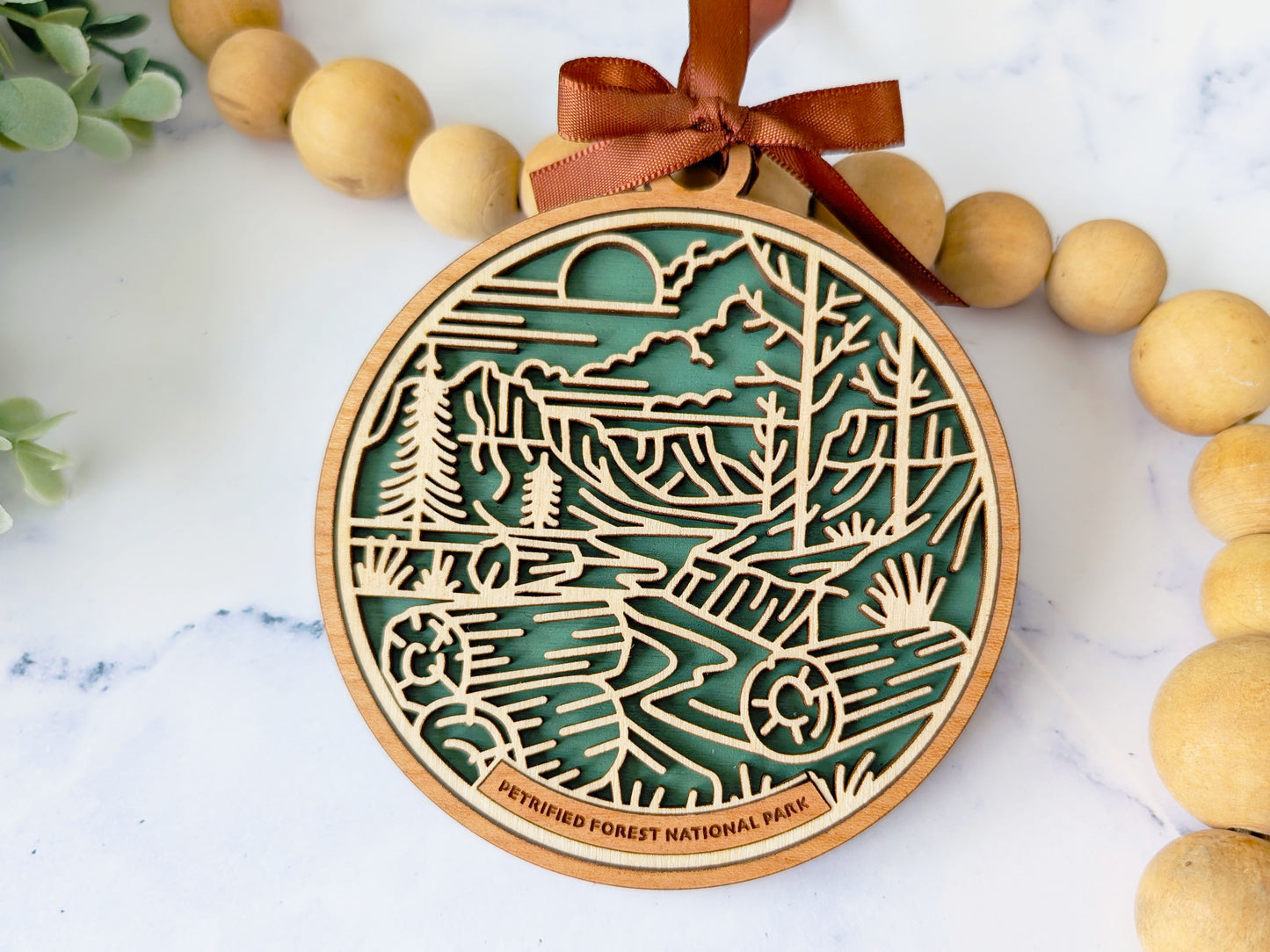 Petrified Forest national park ornament, Petrified Forest ornament, Petrified Forest souvenir, national park gifts, national park ornament, gift for hiker, Christmas gift