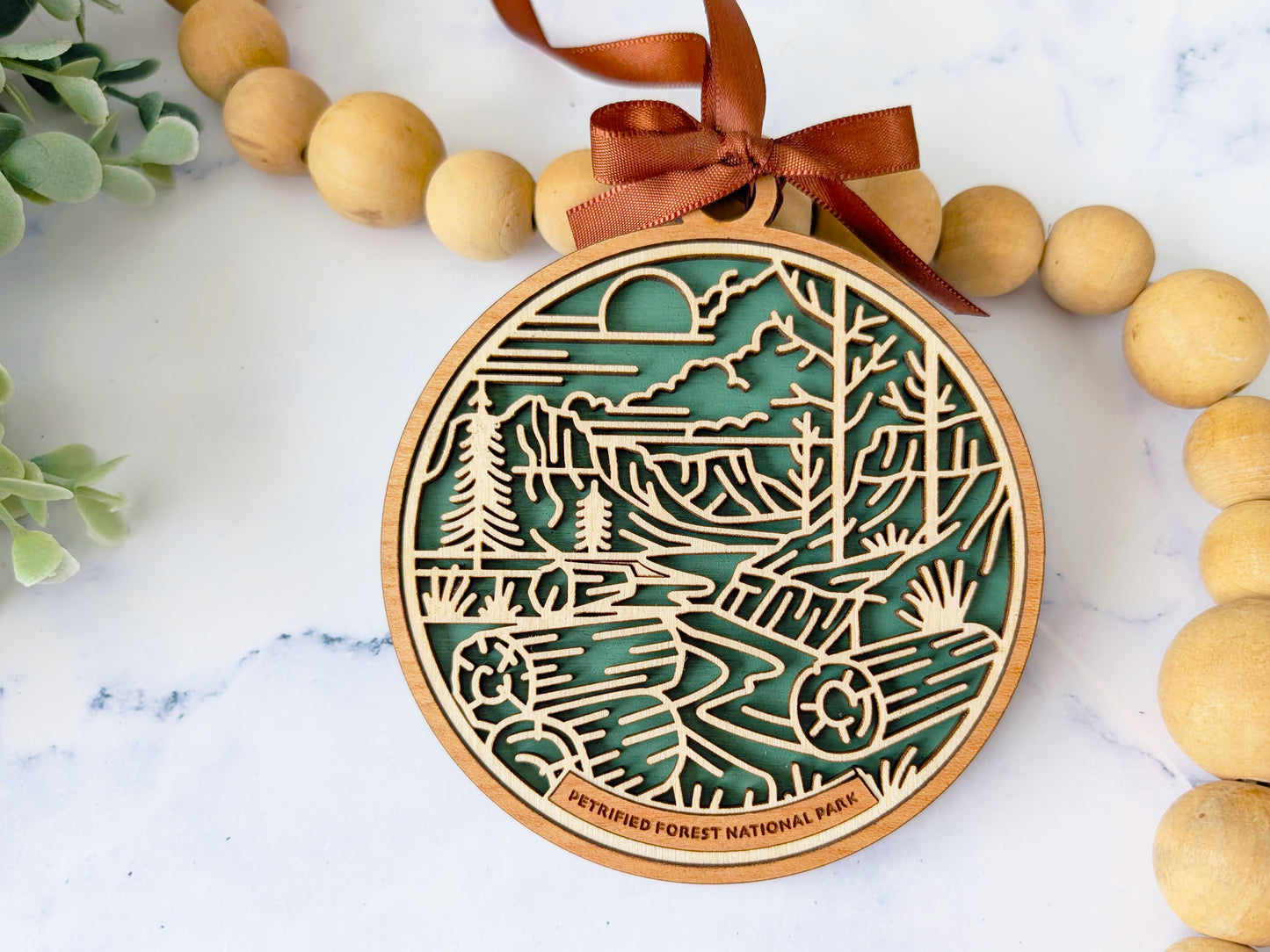 Petrified Forest national park ornament, Petrified Forest ornament, Petrified Forest souvenir, national park gifts, national park ornament, gift for hiker, Christmas gift