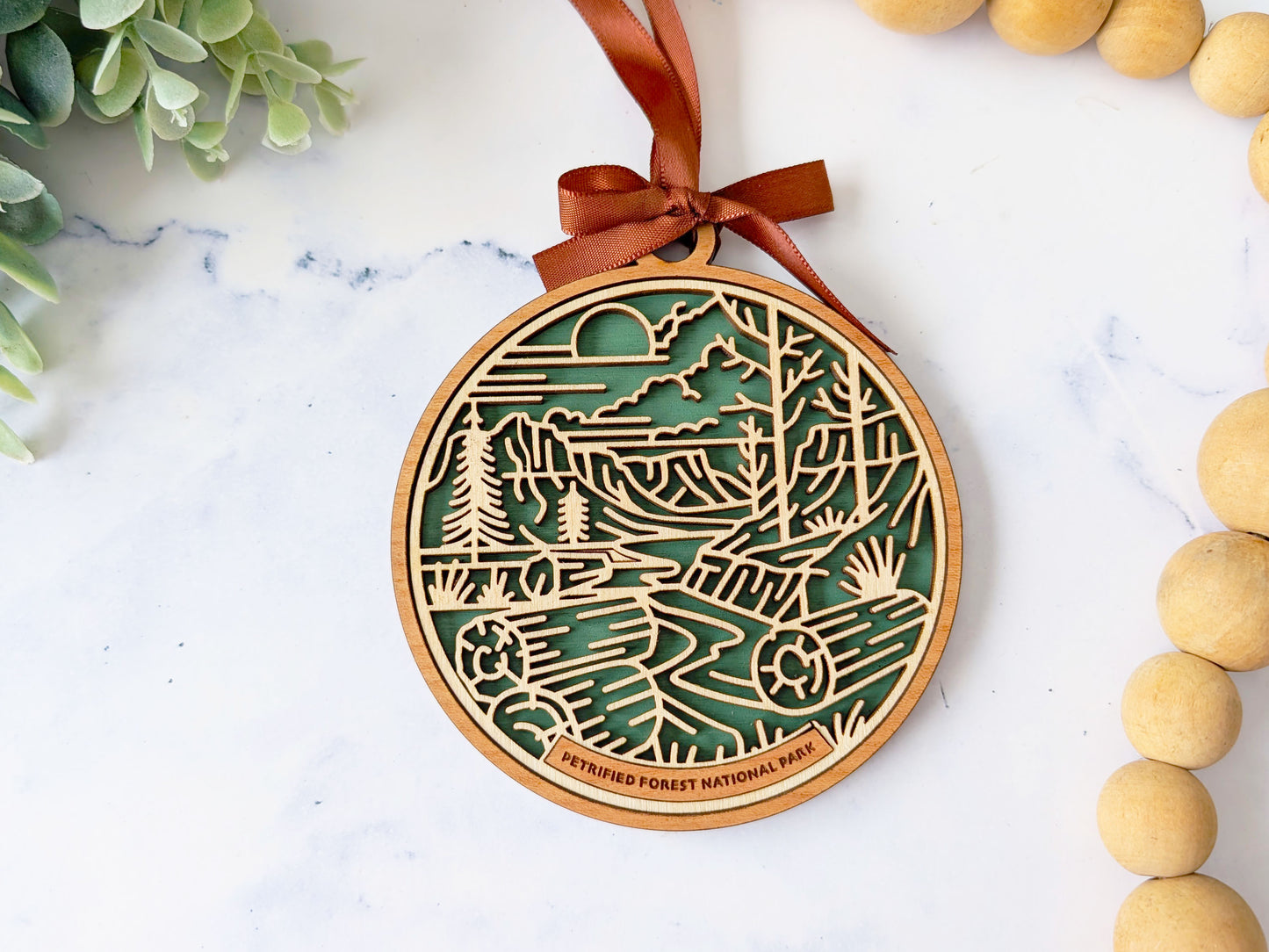 Petrified Forest national park ornament, Petrified Forest ornament, Petrified Forest souvenir, national park gifts, national park ornament, gift for hiker, Christmas gift