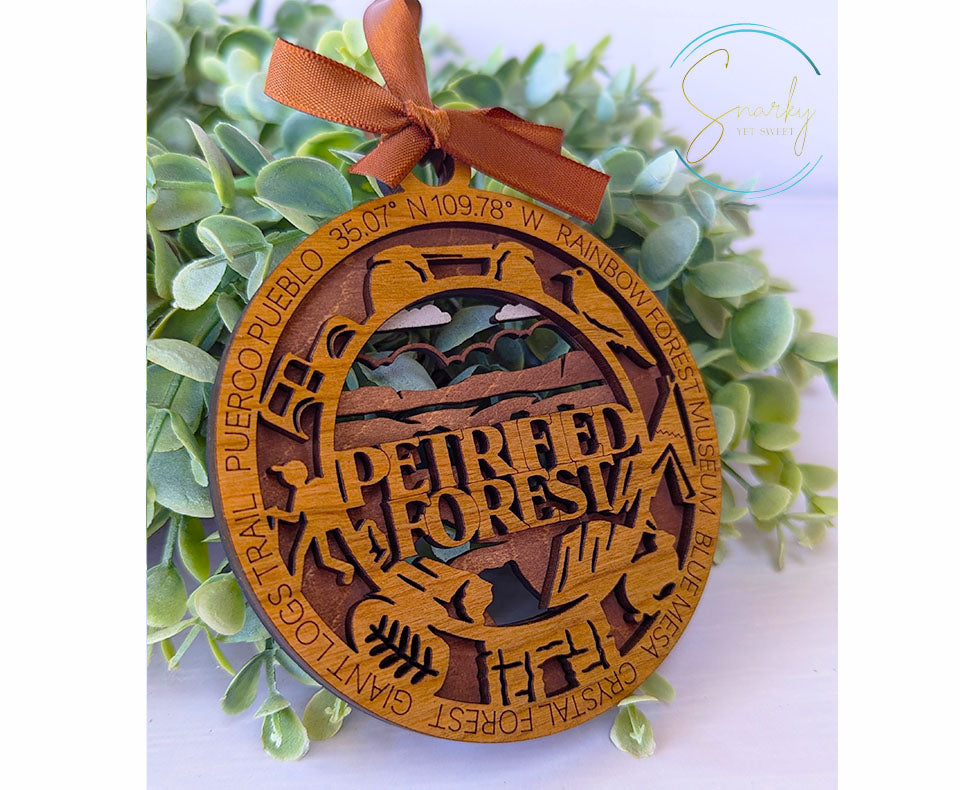 Petrified Forest national park ornament, Petrified Forest ornament, Petrified Forest souvenir, national park gifts, national park ornament