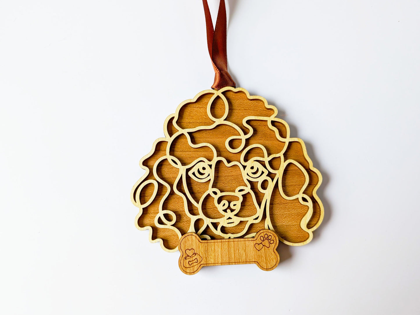 Poodle Dog Ornament