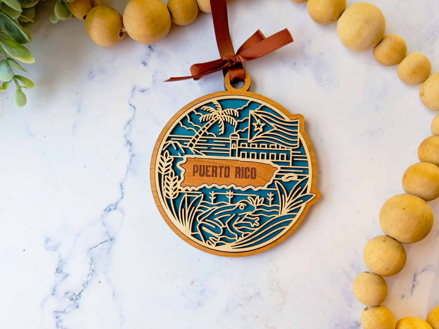 Puerto Rico Heritage Ornament