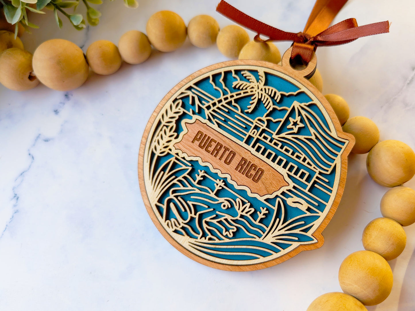 Puerto Rico Heritage Ornament