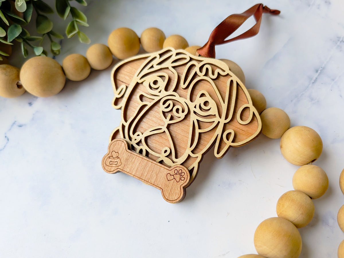 Puggle Dog Ornament