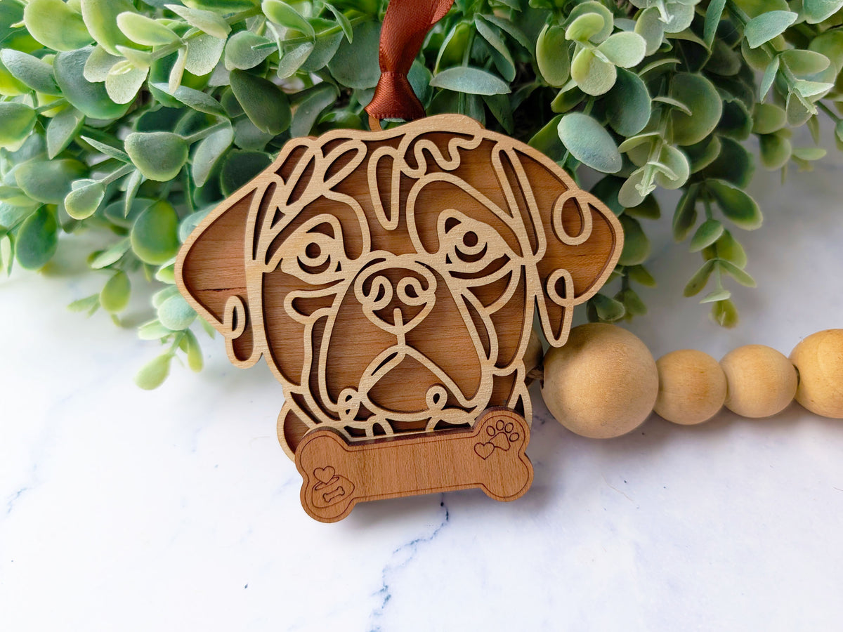 Puggle Dog Ornament