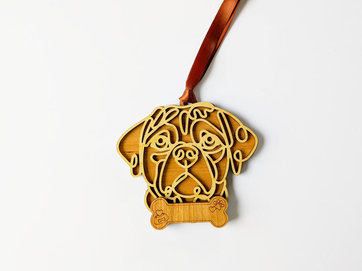 Puggle Dog Ornament