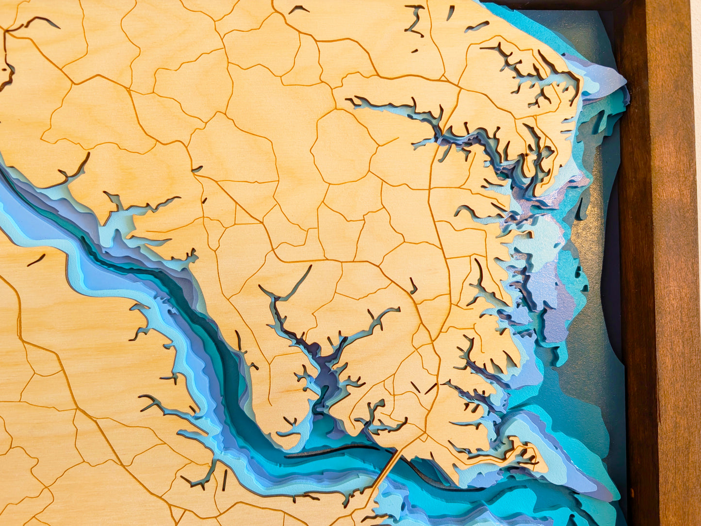 Rappahannock River Depth Map