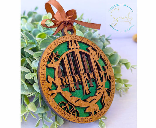 Redwood national park ornament