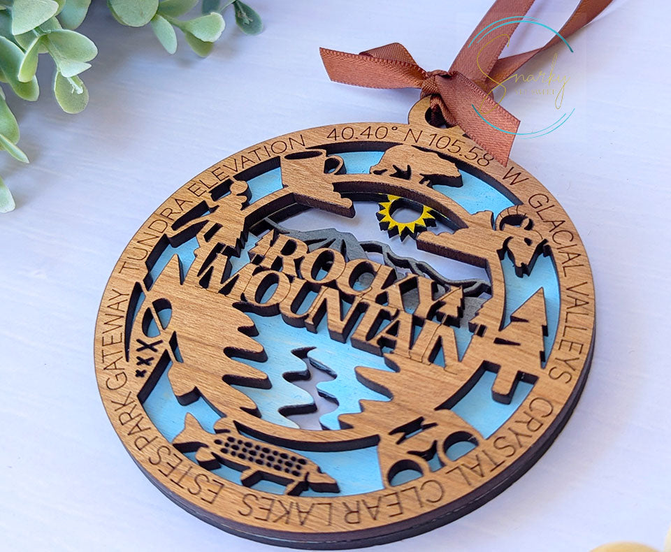 Rocky Mountain national park ornament