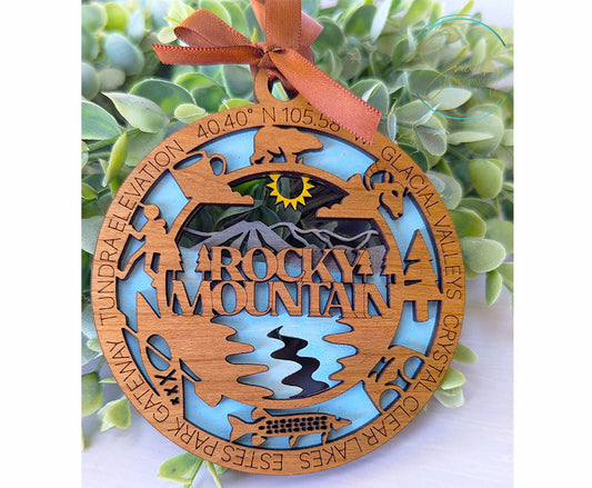 Rocky Mountain national park ornament