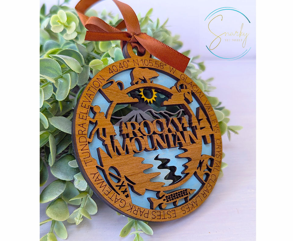 Rocky Mountain national park ornament