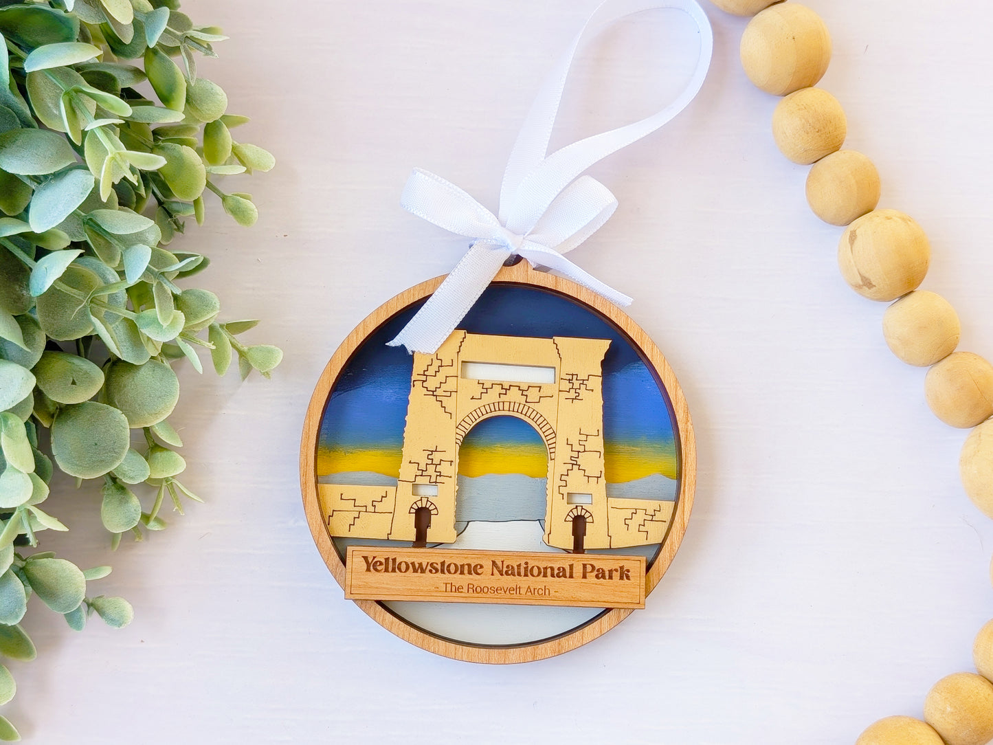 Yellowstone Roosevelt Arch Ornament