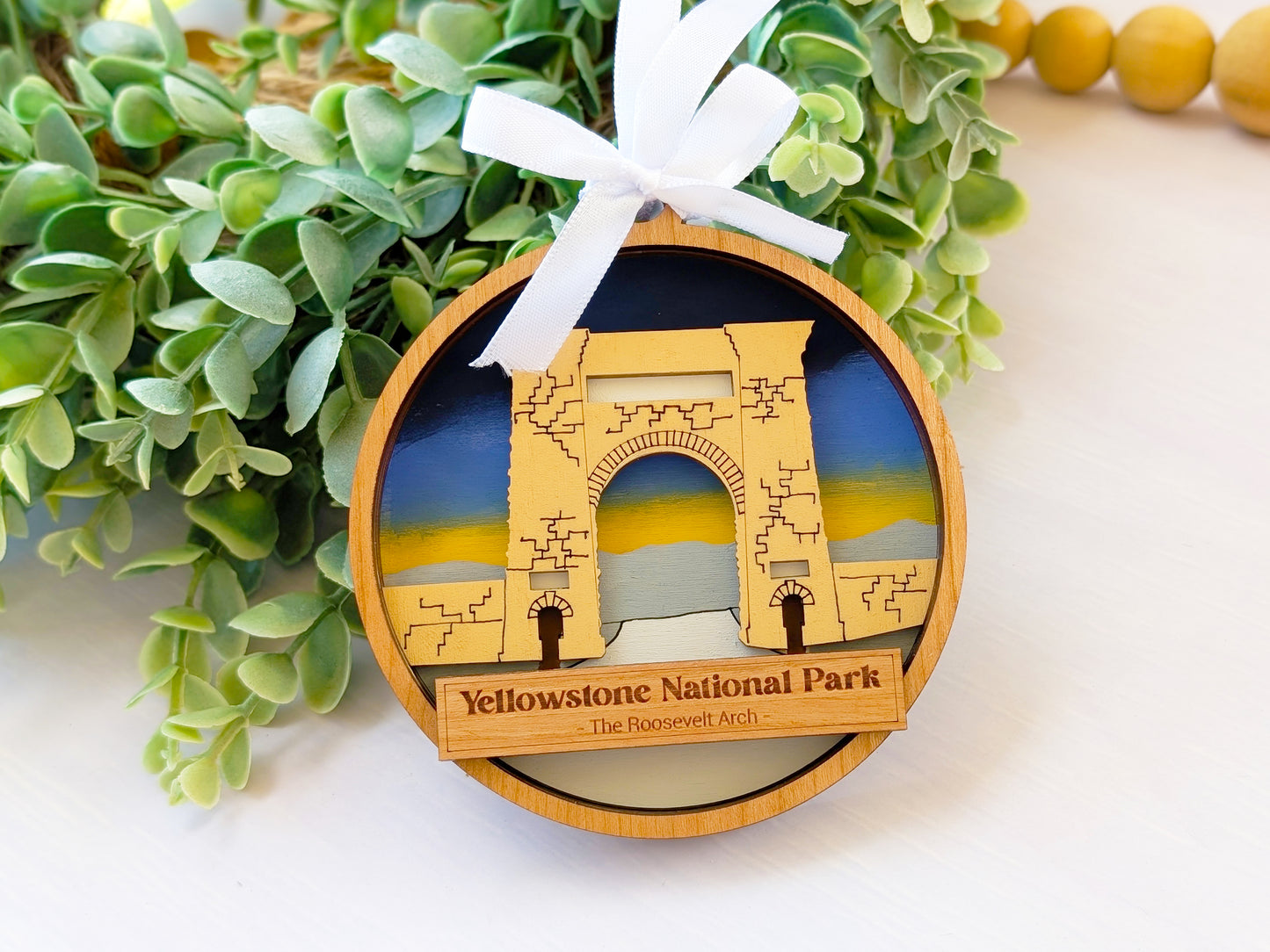 Yellowstone Roosevelt Arch Ornament